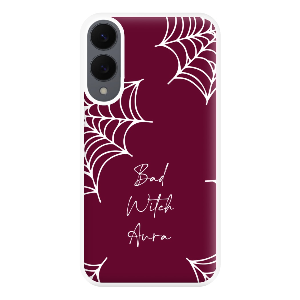 Bad Witch Aura Spider Webs Galaxy S25 Edge Case