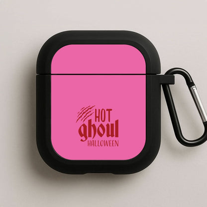 Hot Ghoul Halloween Black AirPods Case