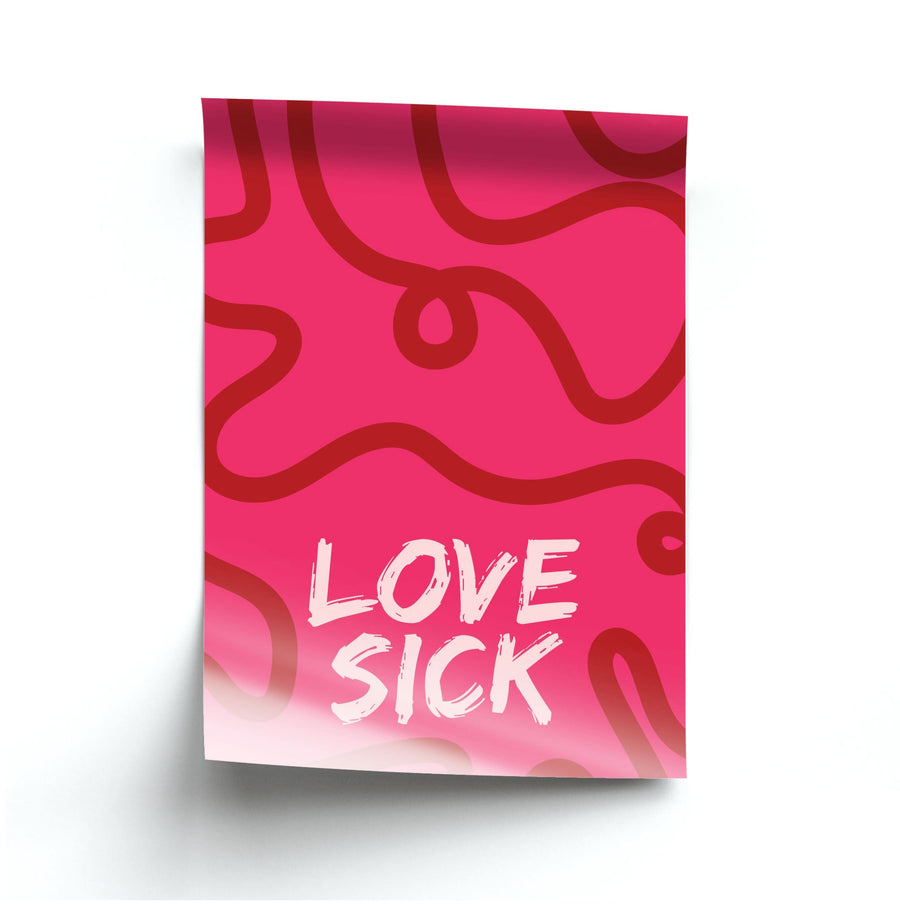 Valentine's Love Sick Poster