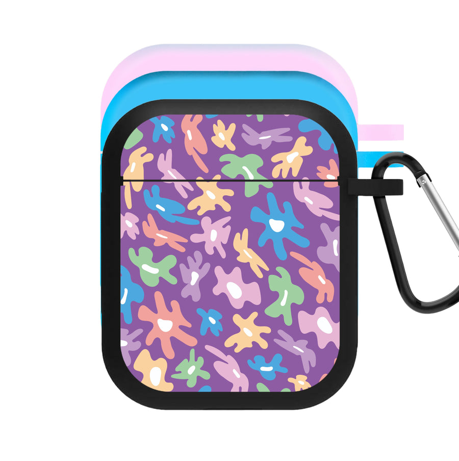 Abstract Flowers- Floral Patterns AirPods Case