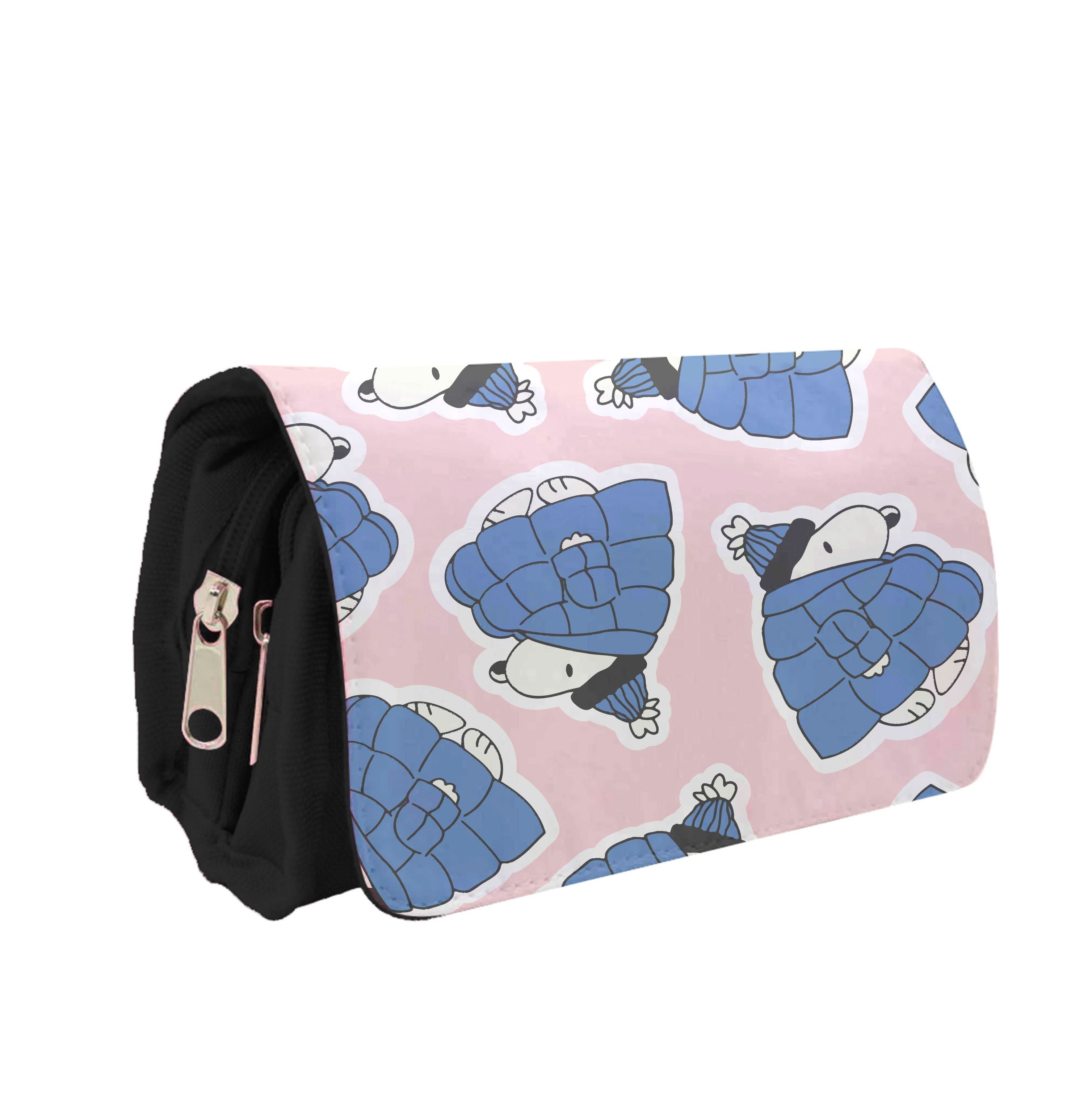 Cartoon Beagle Puffer Jacket Pattern Pencil Case