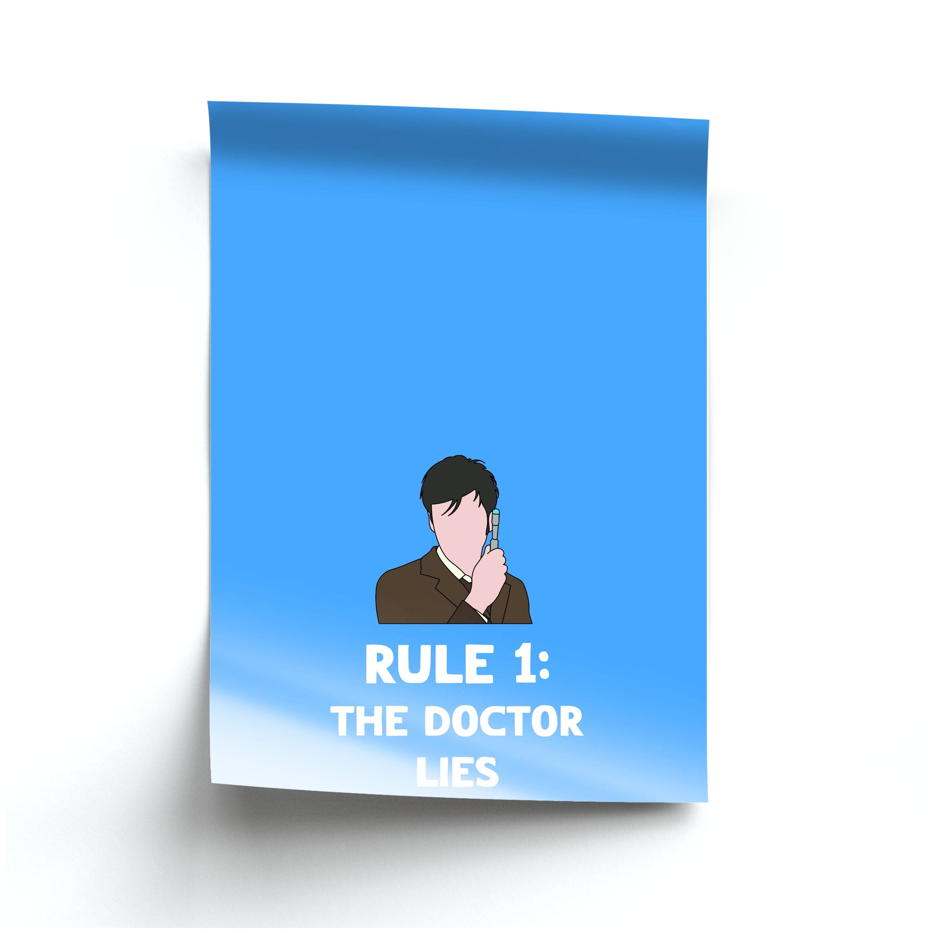 Rule 1: The Doctor Who Lies Poster