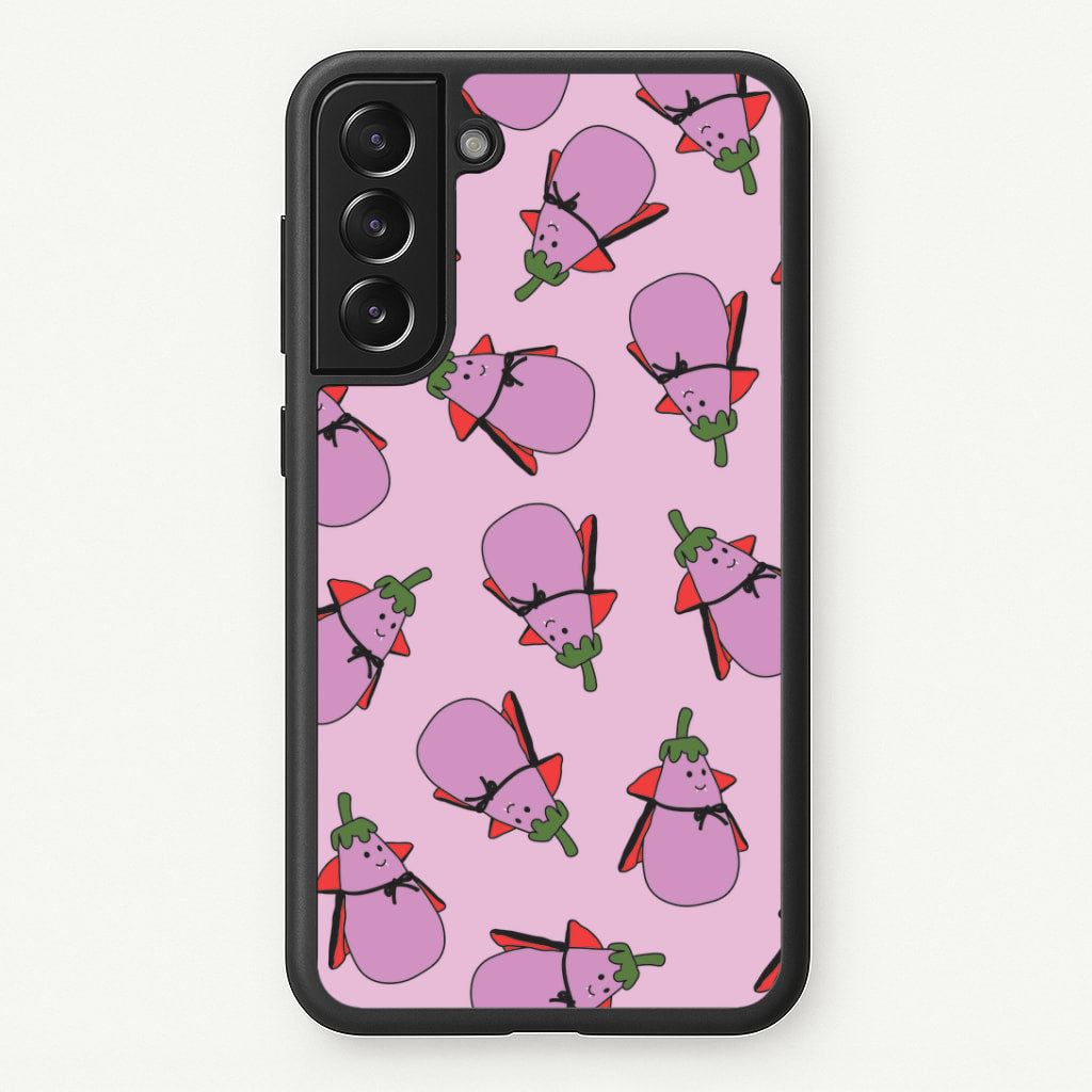 Vampire Vegetable Pattern - Halloween Galaxy S21 Case