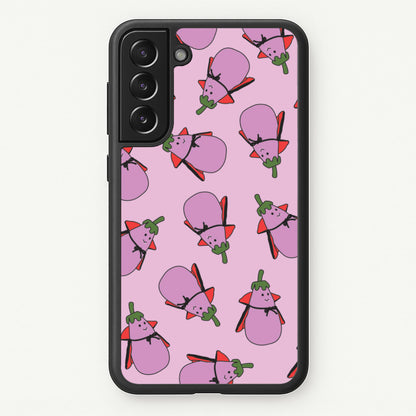 Vampire Vegetable Pattern - Halloween Galaxy S21 Plus Case