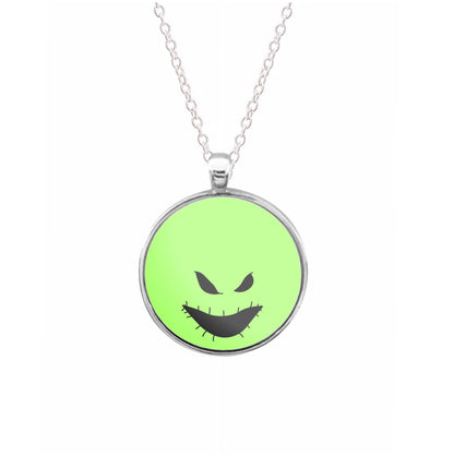 Green Face Necklace