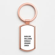 Take Band Members Names Luxury Keyring 4