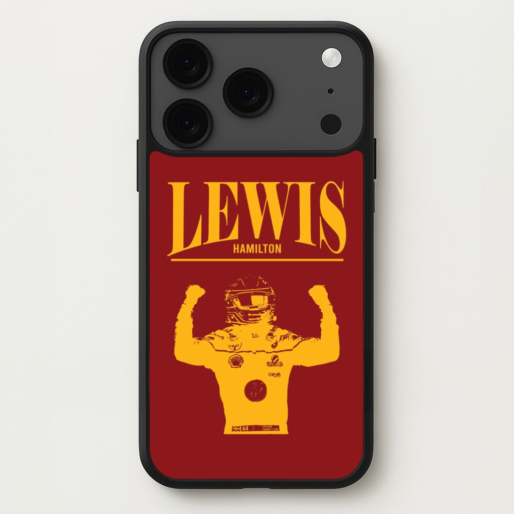 Lewis Red And Gold Phone Case