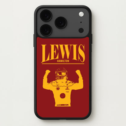 Lewis Red And Gold iPhone 17 Pro Max Case