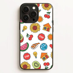 Harry Stickers Pattern Phone Case for Apple iPhone, Samsung Galaxy, Huawei and Google Pixel