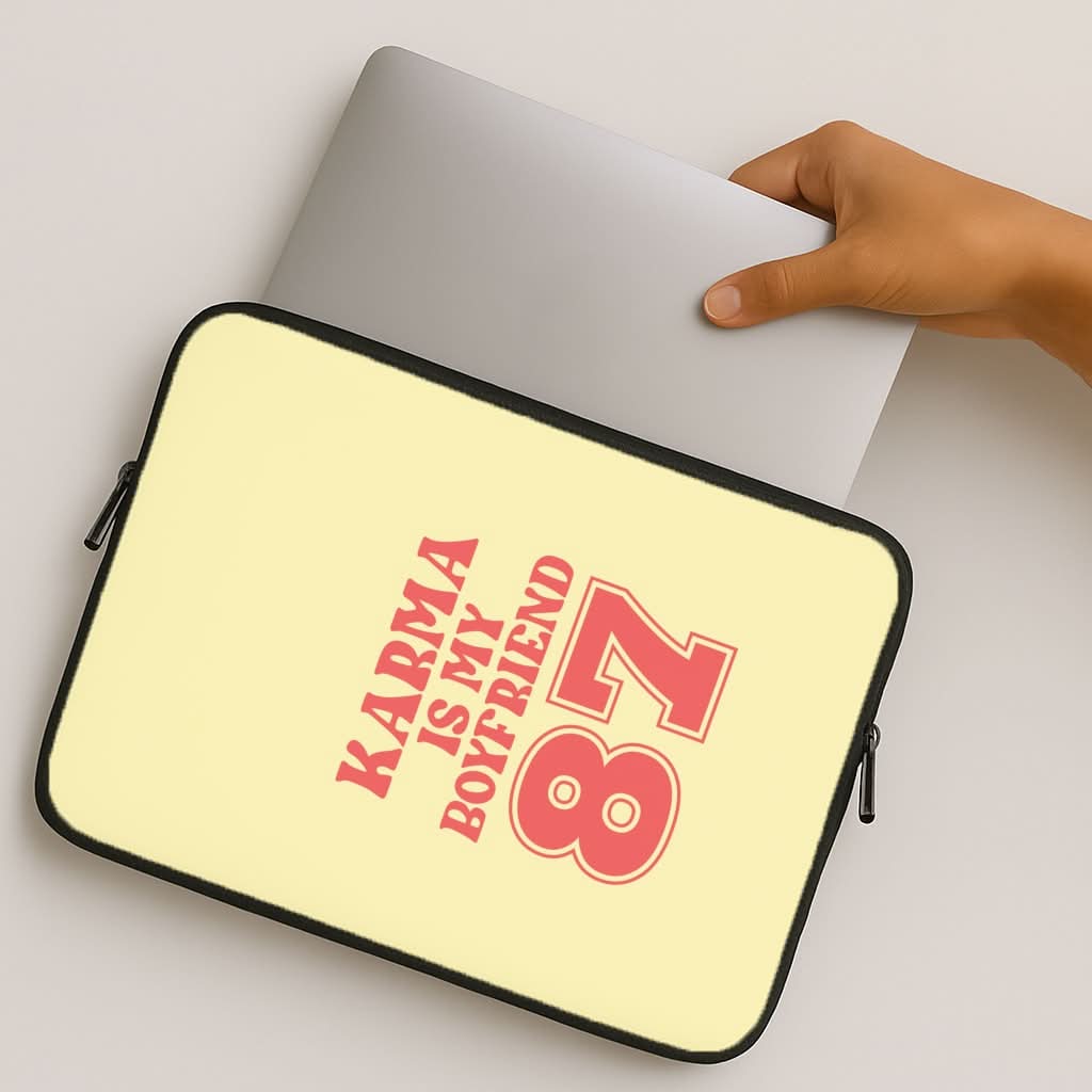Karma Is My Boyfriend MacBook Cover