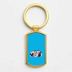 Take Band Members Gold Keyring