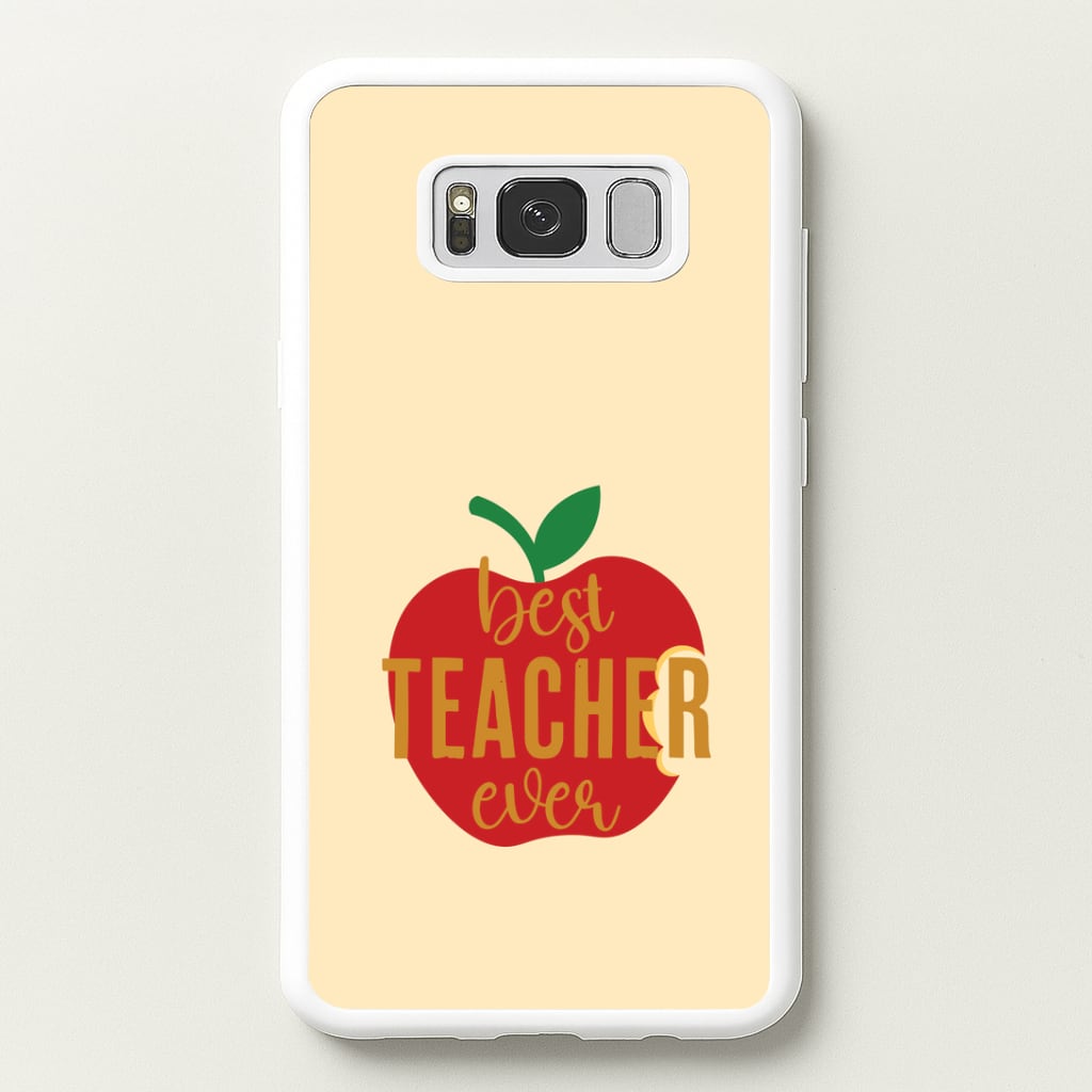 Apple Best Teacher Ever Galaxy S8 Plus Case