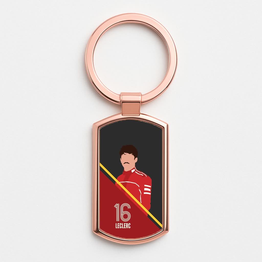 Leclerc 2026  Rose Gold Keyring