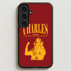 Charles Red And Gold Galaxy S25FE Case
