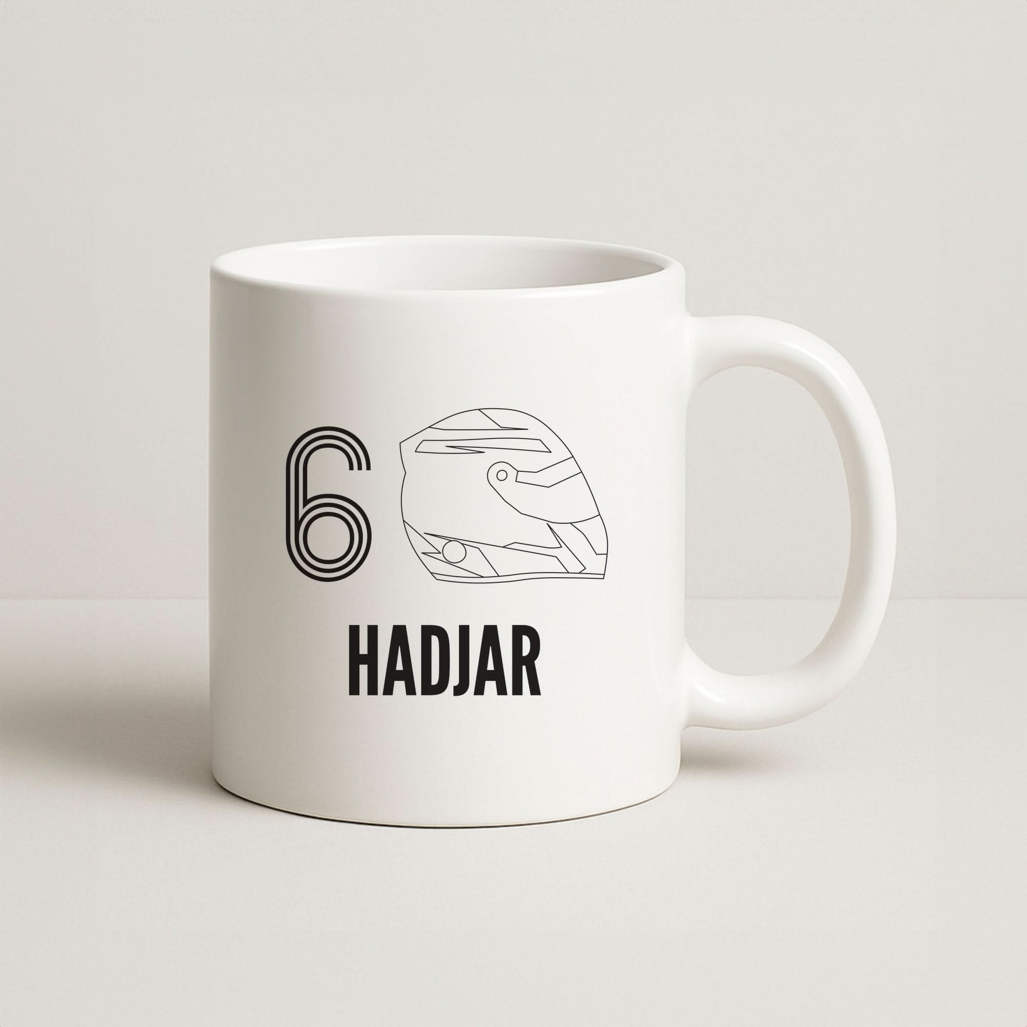 Hadjar Helmet 2026 Coffee Mug