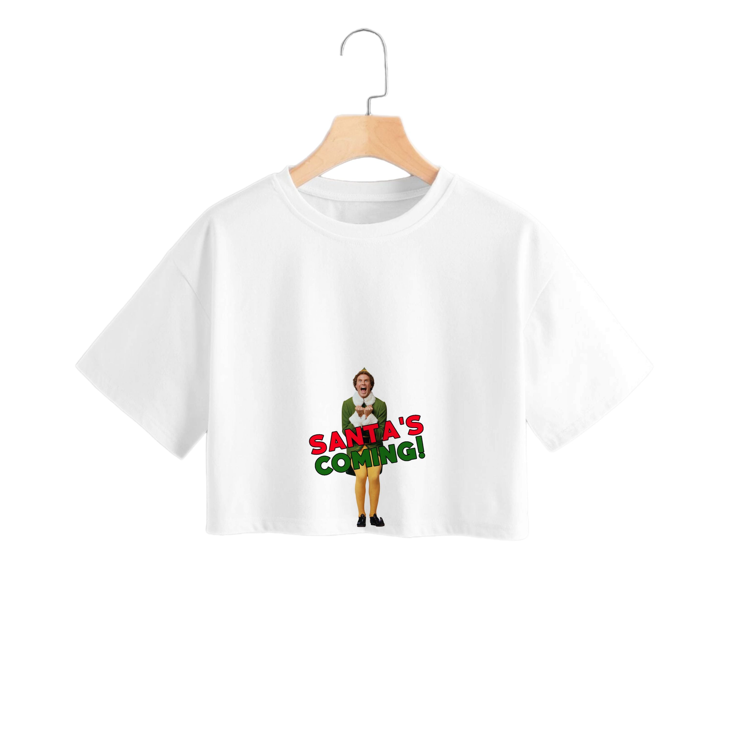 Buddy The Elf - Santa's Coming! Crop Top