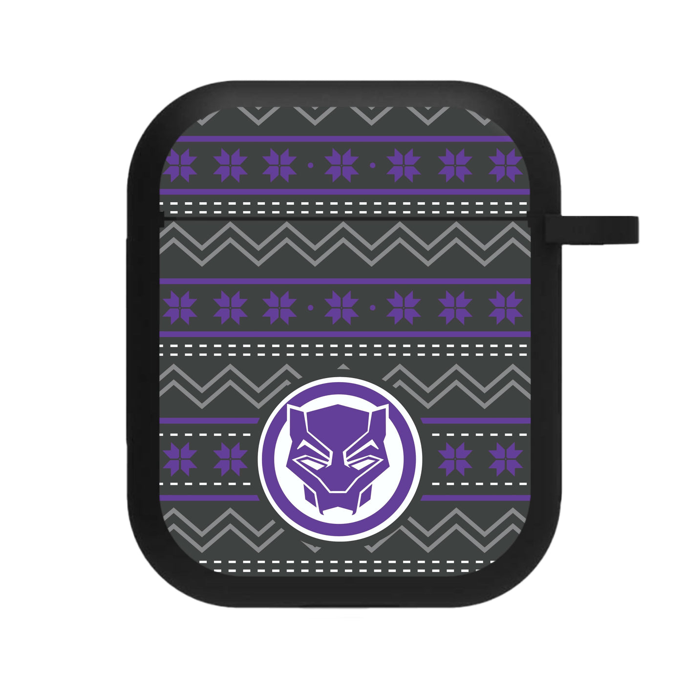 Panther Christmas Pattern AirPods Case