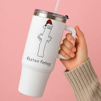 Festive Feeling Wiggly Moom Tumbler