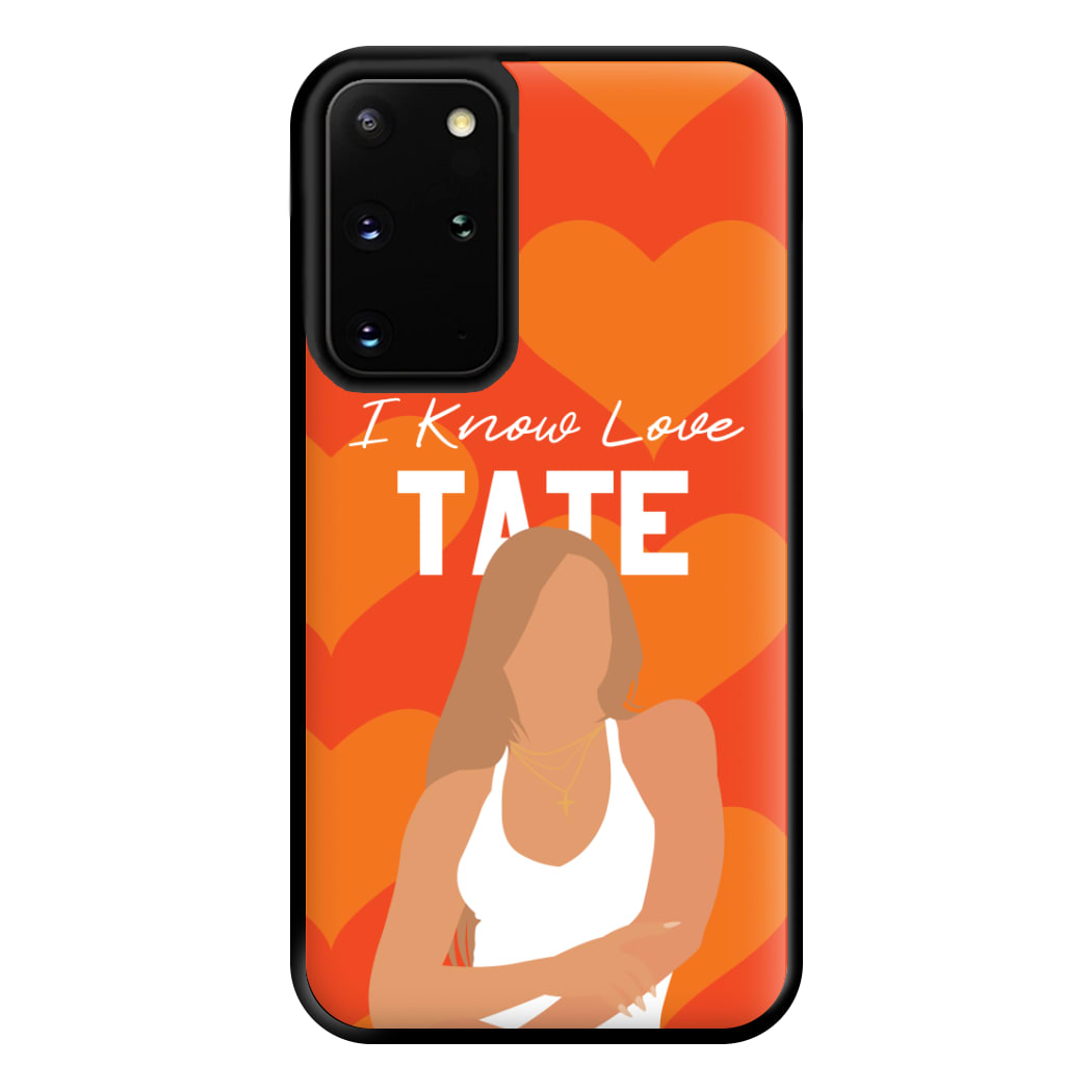 I Know Love Pattern Galaxy S20 Plus Case