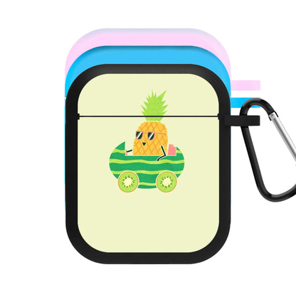 Summer Drive Pineapple AirPods Case