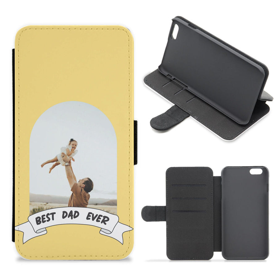 Best Dad Ever - Personalised Father's Day Flip / Wallet Phone Case