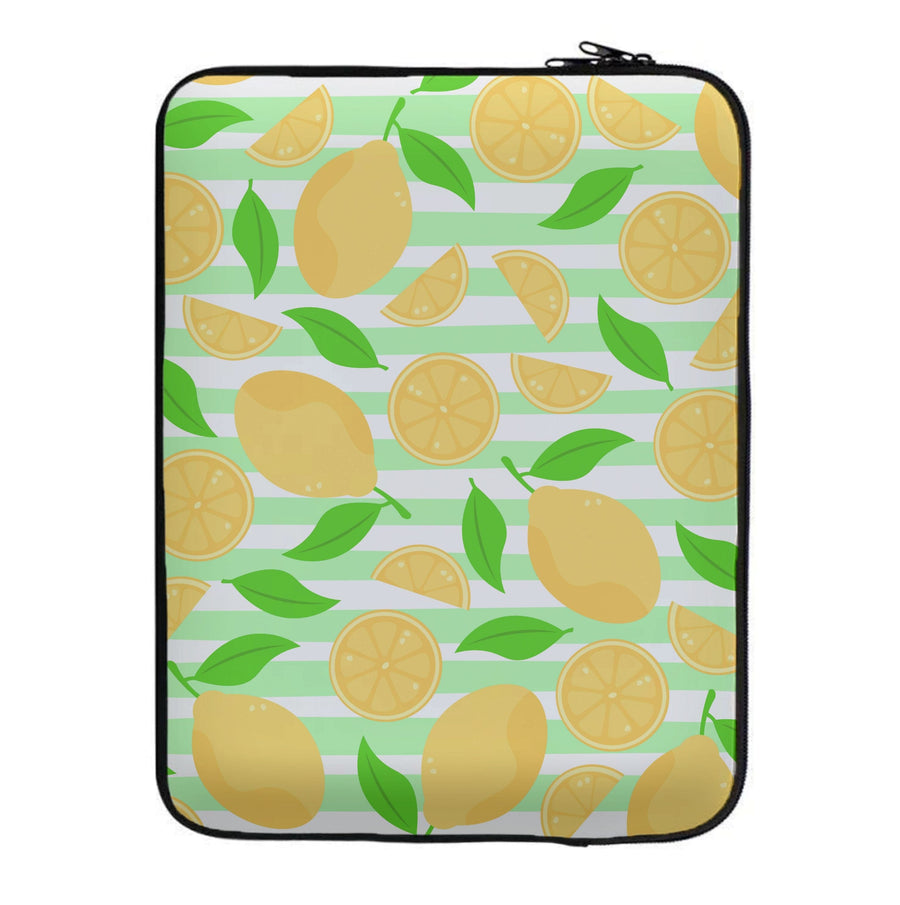 Lemons Pattern - Summer Laptop Sleeve