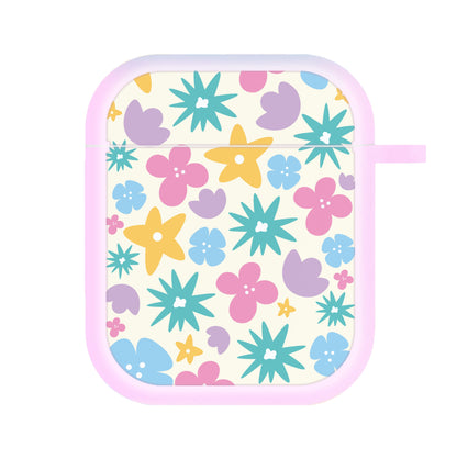 Playful Flowers - Floral Patterns AirPods Case