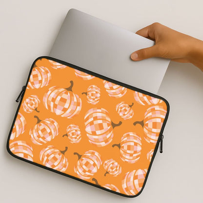Disco Pumpkins Pattern MacBook Cover