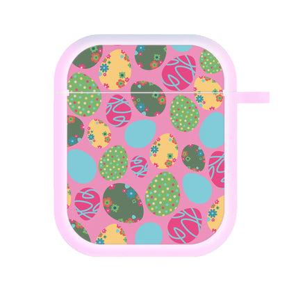 Pink Easter Eggs - Easter Patterns AirPods Case