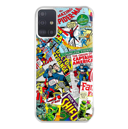 Superhero Comic Comics Pattern Phone Case