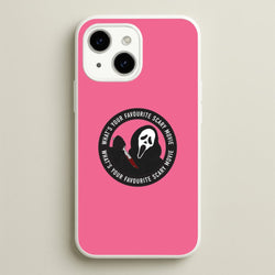 What's Your Favourite Scary Movie Badge iPhone 15 Case