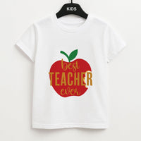 Apple Best Teacher Ever Kids T-Shirt