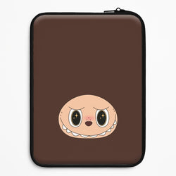 Cute Brown Monster Face Universal Laptop Sleeve