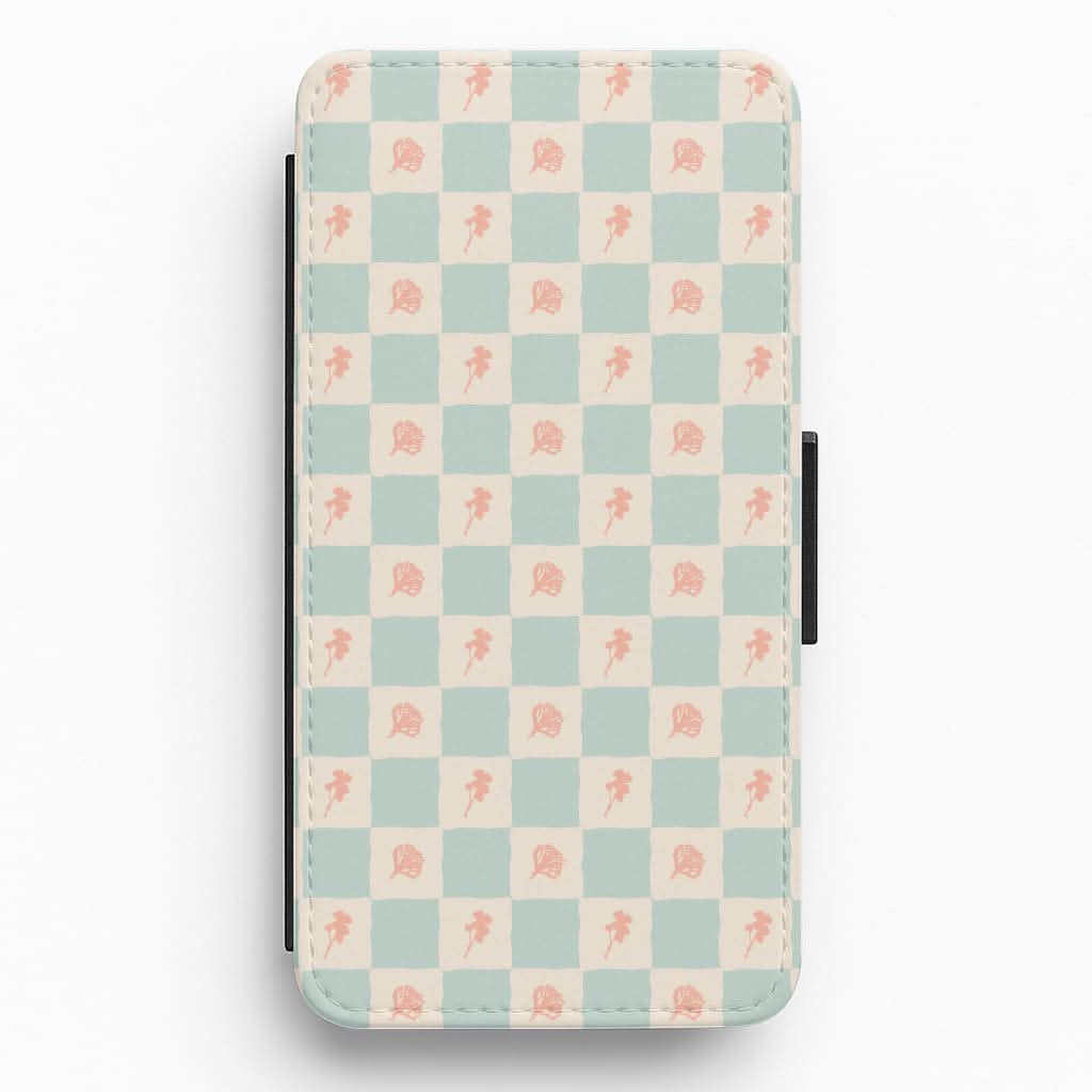 Patchwork Floral Pattern Flip / Wallet Phone Case