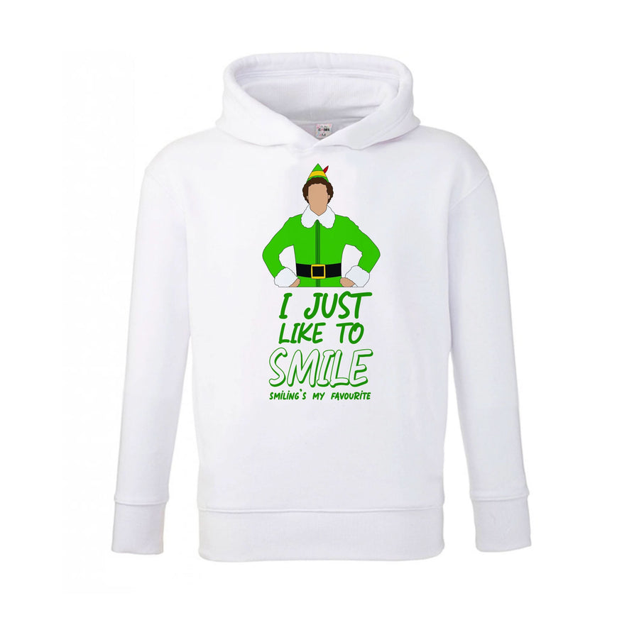 I Just Like To Smile Kids Hoodie