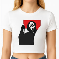 Ghostface 7 Crop Top
