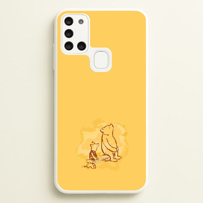 Winnie & Pig Galaxy A21s Case