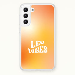 Leo Vibes Gradient Zodiac Galaxy S21FE Case