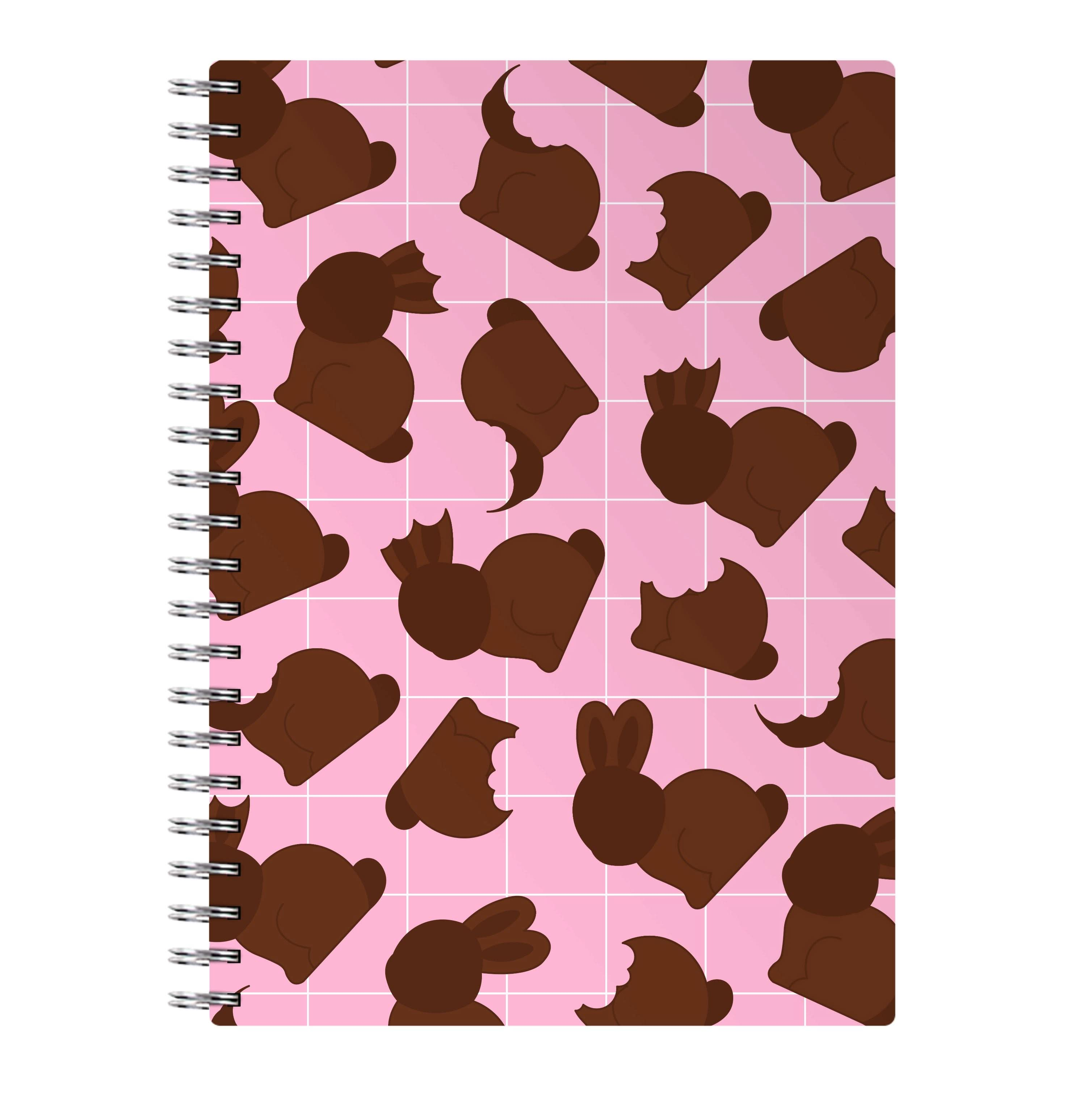 Chocolate Easter Bunny Pattern Notebook