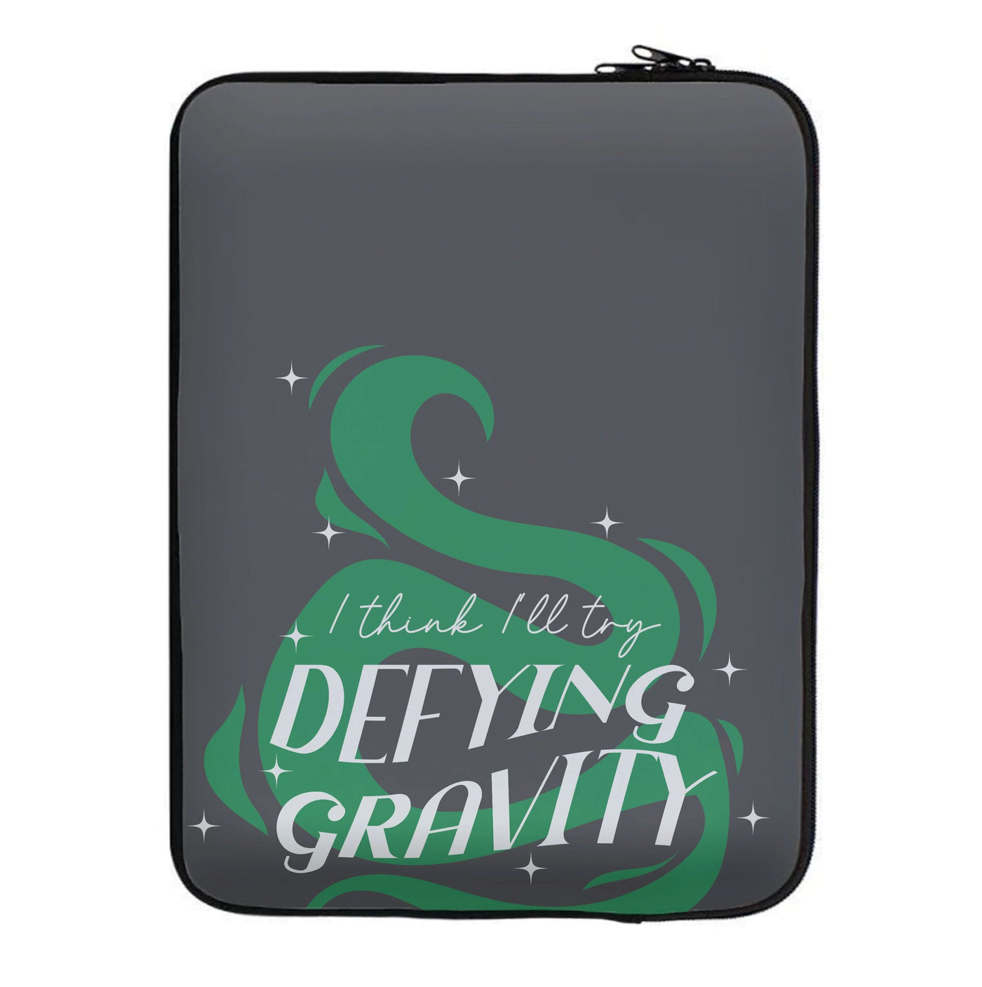 I Think I'll Try Defying Gravity Laptop Sleeve