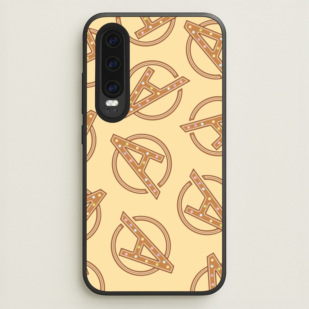 Superhero Team Gingerbread Pattern Huawei P30 Case