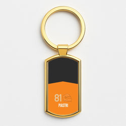 Piastri Helmet 2026 Gold Keyring