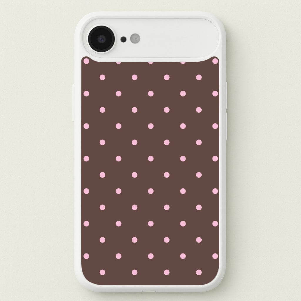 Chocolate & Strawberry Polka Dots iPhone 17 Air Case