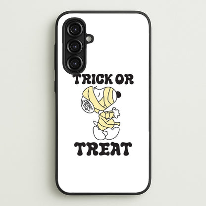 Trick Or Treat Cartoon Beagle Galaxy A16 Case