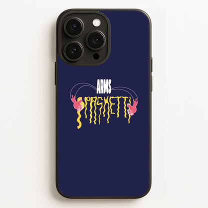 Arms Spaghetti - Dark Blue Phone Case for iPhone, Samsung Galaxy and Google Pixel