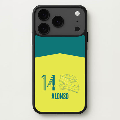 Alonso Helmet 2026 iPhone 17 Pro Case