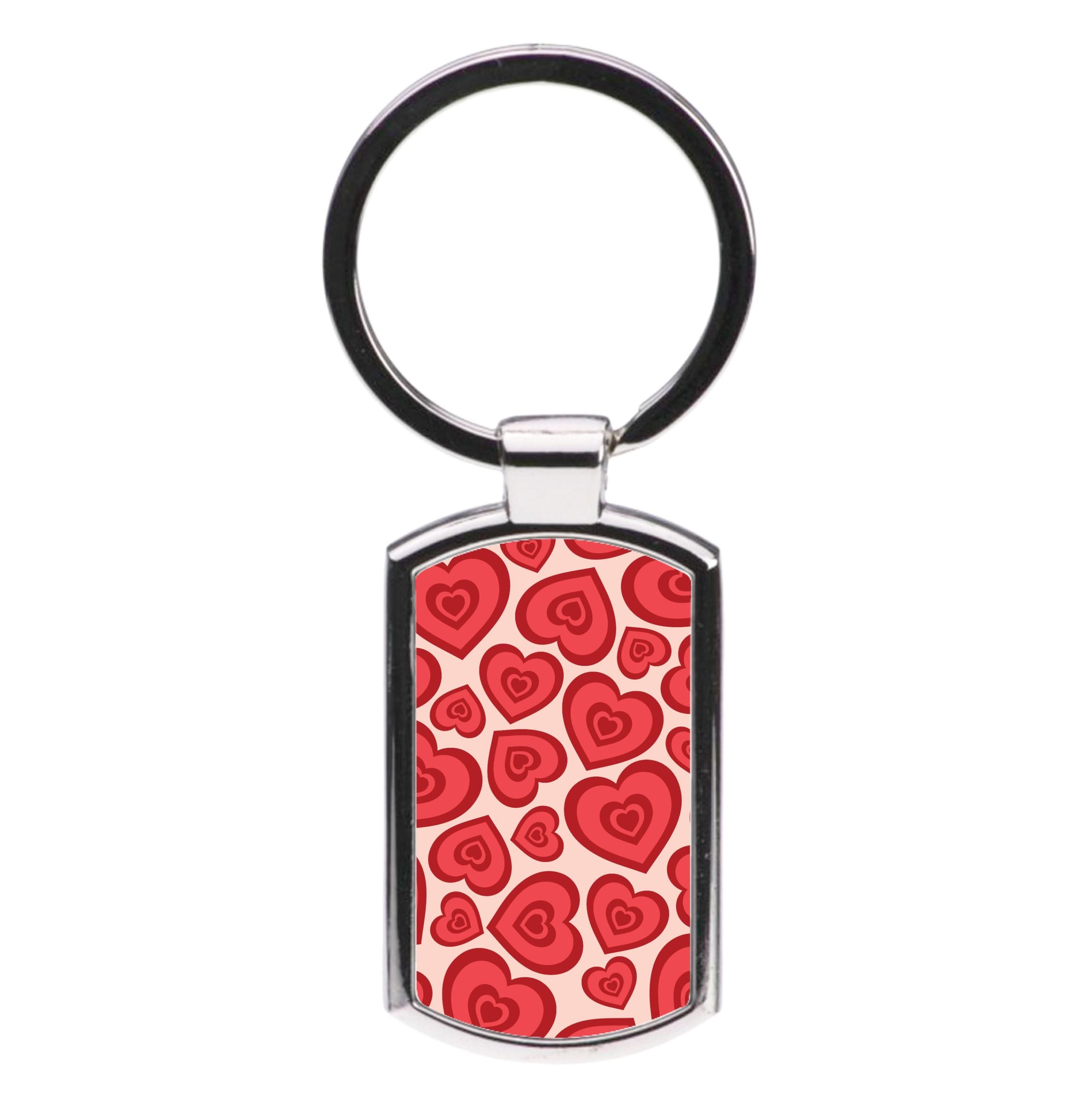 Valentine's Heart Pattern Luxury Keyring