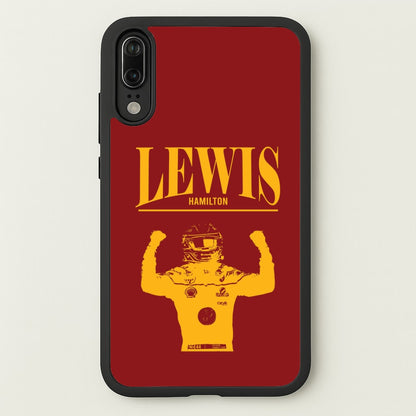 Lewis Red And Gold Huawei P20 Case
