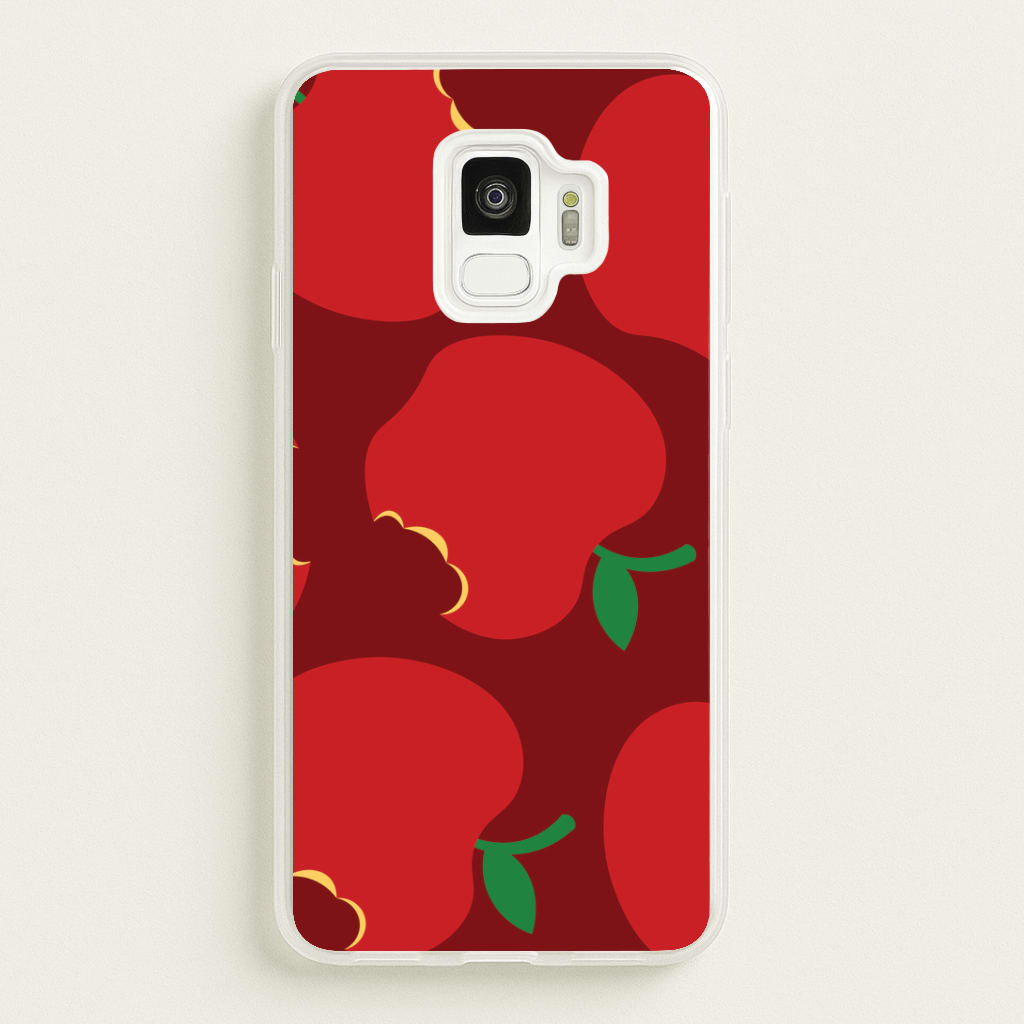 Teacher Apples Pattern Galaxy S9 Case