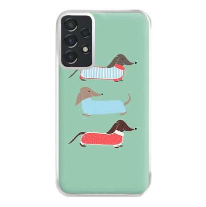 Sausage Dogs in Jumpers Phone Case